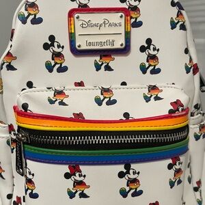 Disney Parks Loungefly Mickey Mouse Pride Backpack